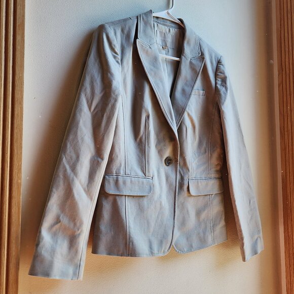 Banana Republic Tan Blazer Size Small - Picture 2 of 15